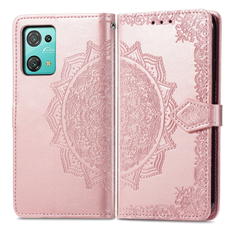 For Blackview C30 Mandala Flower Embossed Leather Phone Case(Rose Gold) - More Brand by PMC Jewellery | Online Shopping South Africa | PMC Jewellery