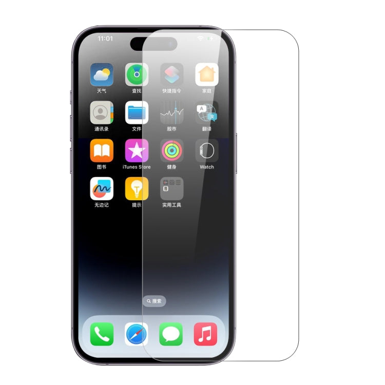 For iPhone 15 / 15 Pro NORTHJO A++ Screen Protector Tempered Glass Film(Clear) - iPhone 15 Pro Tempered Glass by NORTHJO | Online Shopping South Africa | PMC Jewellery | Buy Now Pay Later Mobicred