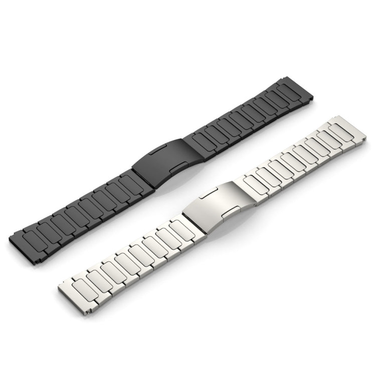 For Amazfit GTR 3 22mm I-Shaped Titanium Alloy Watch Band(Sliver) - Watch Bands by PMC TechLife | Online Shopping South Africa | PMC TechLife