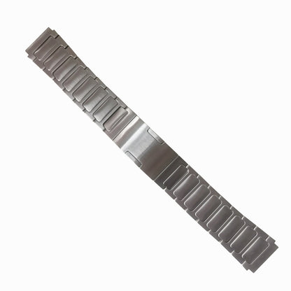 For Garmin Forerunner 255 22mm I-Shaped Titanium Alloy Watch Band(Sliver) - Watch Bands by PMC Jewellery | Online Shopping South Africa | PMC Jewellery