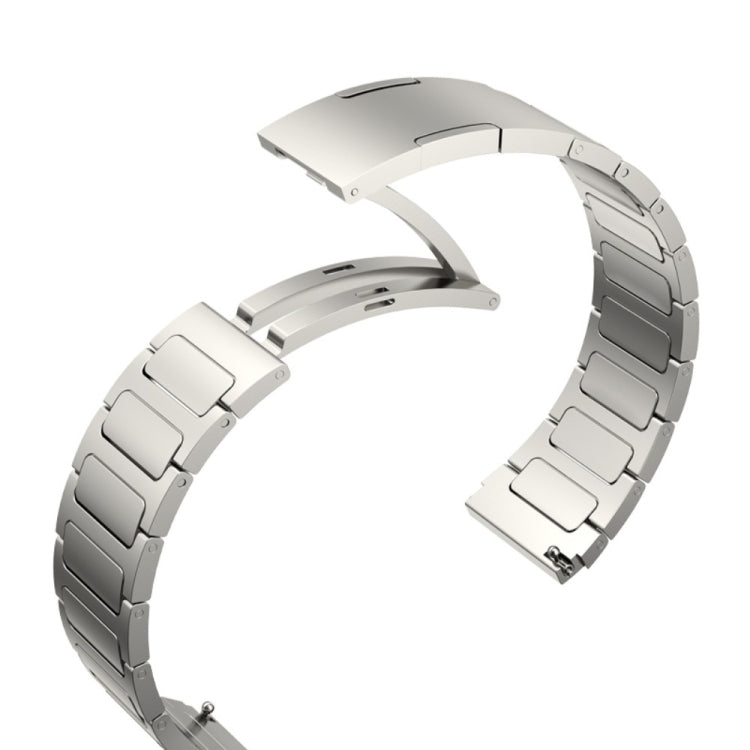 For Xiaomi Watch S2 42mm 22mm I-Shaped Titanium Alloy Watch Band(Sliver) - Watch Bands by PMC Jewellery | Online Shopping South Africa | PMC Jewellery