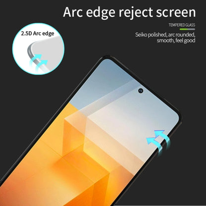 For vivo iQOO Z9 PINWUYO 9H 2.5D Full Screen Tempered Glass Film(Black) - vivo Tempered Glass by PINWUYO | Online Shopping South Africa | PMC Jewellery | Buy Now Pay Later Mobicred