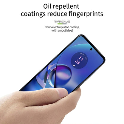 For Motorola Moto G64 PINWUYO 9H 2.5D Full Screen Tempered Glass Film(Black) - Motorola Tempered Glass by PINWUYO | Online Shopping South Africa | PMC Jewellery | Buy Now Pay Later Mobicred