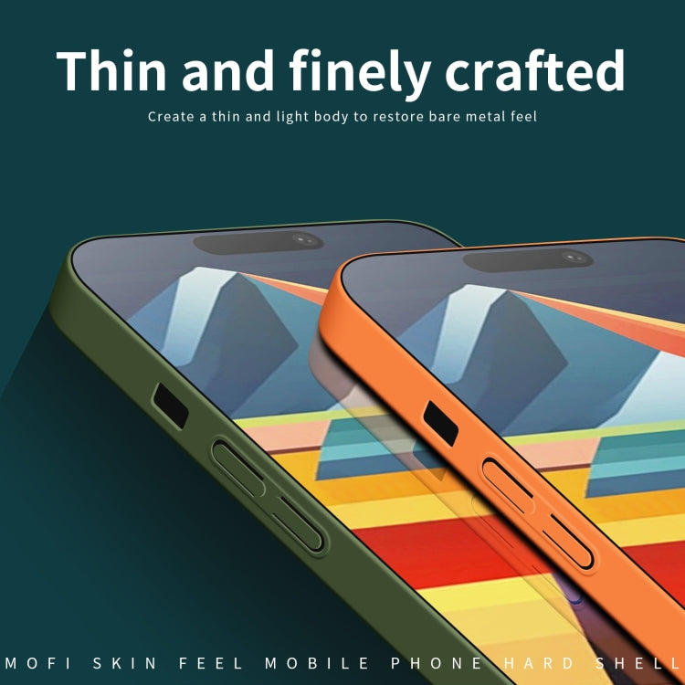 For iPhone 14 MOFI Qin Series Skin Feel All-inclusive PC Phone Case(Black) - iPhone 14 Cases by MOFI | Online Shopping South Africa | PMC TechLife