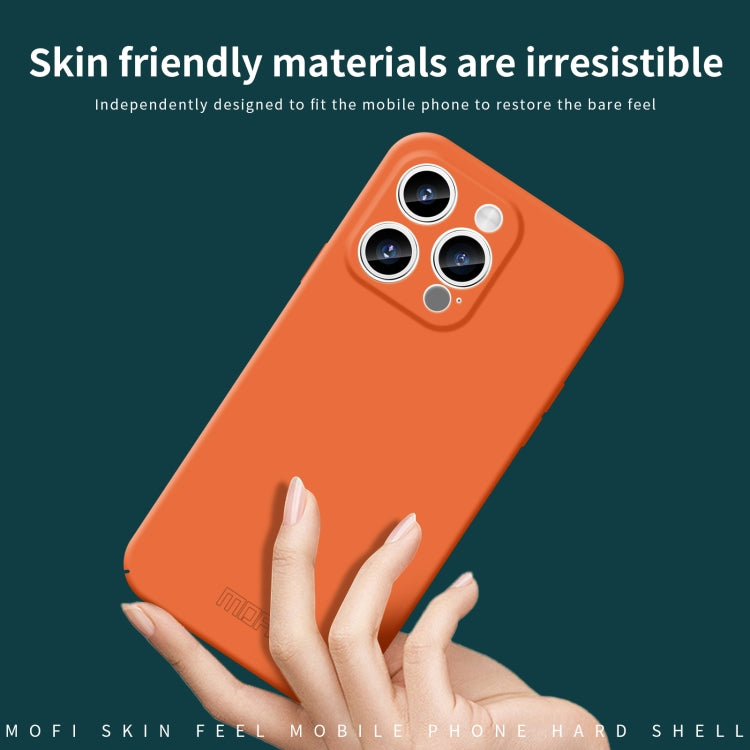 For iPhone 14 Pro MOFI Qin Series Skin Feel All-inclusive PC Phone Case(Blue) - iPhone 14 Pro Cases by MOFI | Online Shopping South Africa | PMC TechLife | Buy Now Pay Later Mobicred