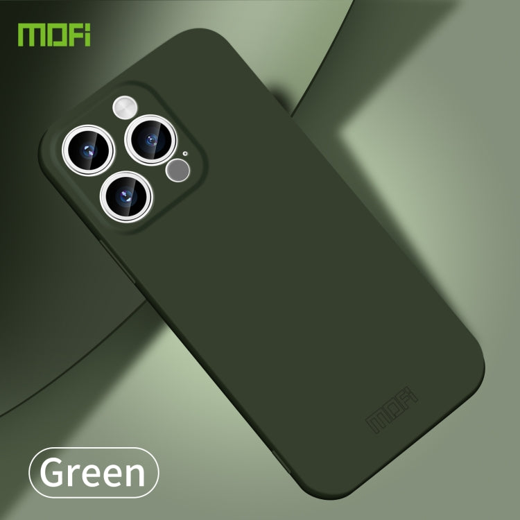 For iPhone 14 Pro MOFI Qin Series Skin Feel All-inclusive PC Phone Case(Green) - iPhone 14 Pro Cases by MOFI | Online Shopping South Africa | PMC Jewellery