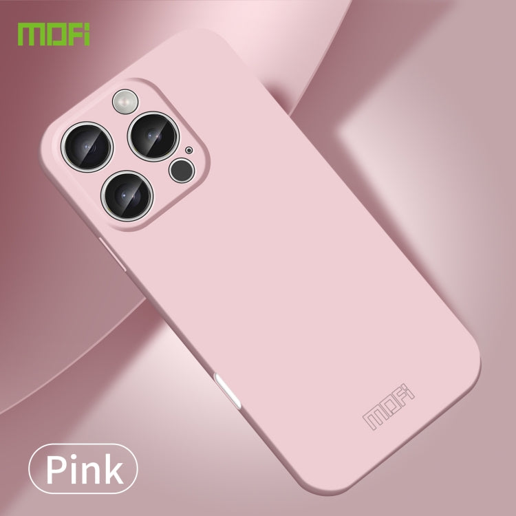 For iPhone 16 Pro MOFI Qin Series Skin Feel All-inclusive PC Phone Case(Pink) - iPhone 16 Pro Cases by MOFI | Online Shopping South Africa | PMC Jewellery | Buy Now Pay Later Mobicred