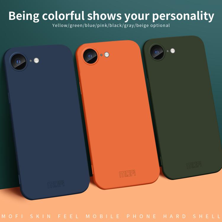 For iPhone 16e MOFI Qin Series Skin Feel All-inclusive PC Phone Case(Black) - free shipping - PMc TechLife - Order now!