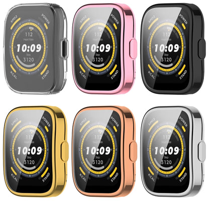 For Amazfit Bip 5 All-Inclusive TPU Protective Case(Rose Gold) - Watch Cases by PMC Jewellery | Online Shopping South Africa | PMC Jewellery