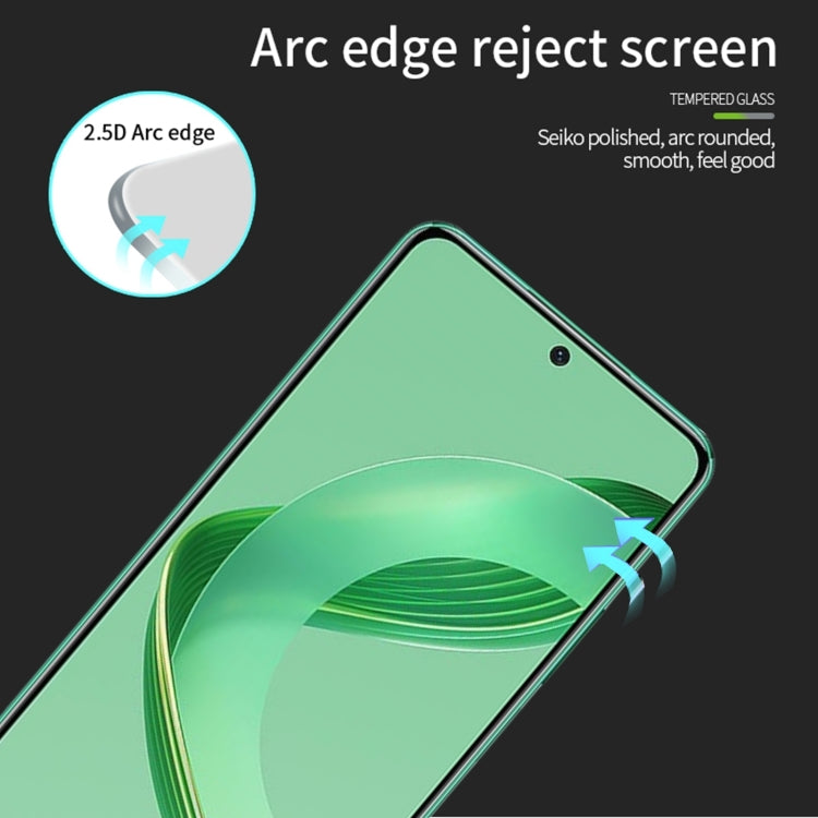 For Huawei nova 12 SE MOFI 9H 2.5D Full Screen Tempered Glass Film(Black) - Huawei Tempered Glass by MOFI | Online Shopping South Africa | PMC Jewellery