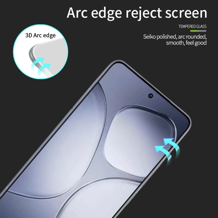 For Xiaomi Redmi K70 Ultra MOFI 9H 3D Explosion-proof Tempered Glass Film(Black) -  by MOFI | Online Shopping South Africa | PMC Jewellery | Buy Now Pay Later Mobicred