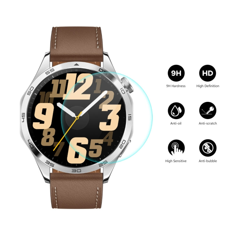 For Huawei Watch GT 4 46mm 10pcs ENKAY Hat-Prince 0.2mm 9H Tempered Glass Screen Protector Watch Film - Screen Protector by ENKAY | Online Shopping South Africa | PMC Jewellery | Buy Now Pay Later Mobicred