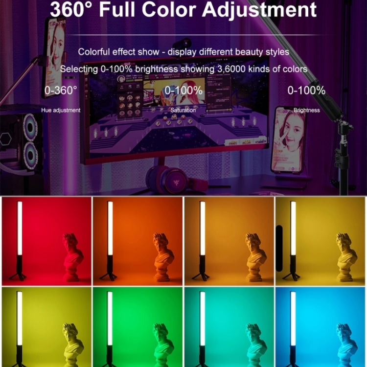 VLOGLITE W150RGB-II With LCD Display RGB Video Light Handheld Light Stick LED Video Light - free shipping - PMC TechLife - Order now!