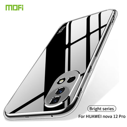 For Huawei Nova 12 Pro/Nova12 Ultra MOFI Ming Series Ultra-thin TPU Phone Case(Transparent) - Huawei Cases by MOFI | Online Shopping South Africa | PMC Jewellery