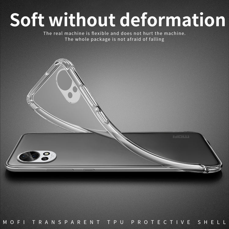 For Huawei Nova 12 MOFI Ming Series Ultra-thin TPU Phone Case(Transparent) - Huawei Cases by MOFI | Online Shopping South Africa | PMC Jewellery