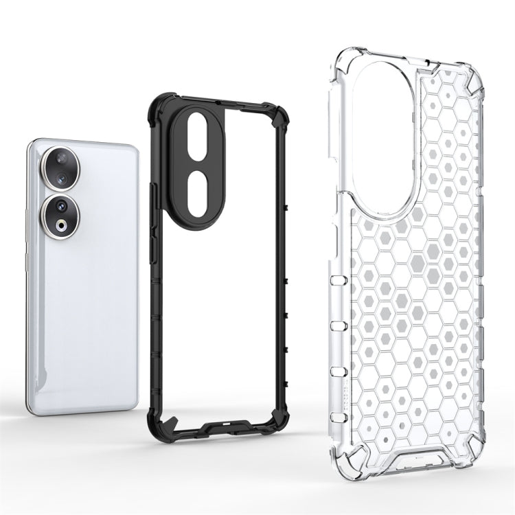 For Honor 90 Shockproof Honeycomb Phone Case(Black) - Honor Cases by PMC Jewellery | Online Shopping South Africa | PMC Jewellery