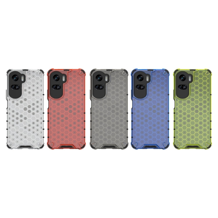 For Honor 90 Lite / X50i Shockproof Honeycomb Phone Case(Green) - Honor Cases by PMC Jewellery | Online Shopping South Africa | PMC Jewellery