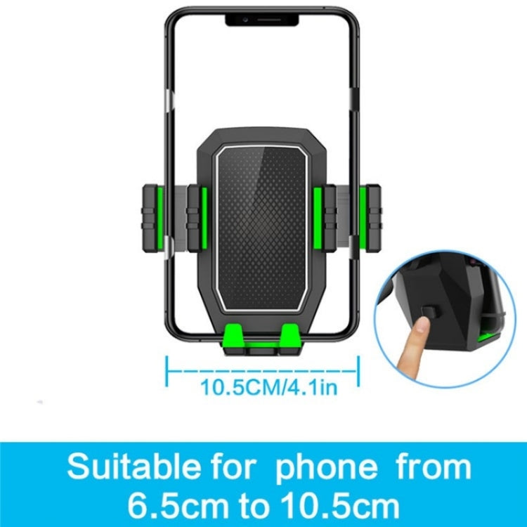 D04 Wth 2 Coffee Cup Car Cup Holder Adjustable Rotating Cell Phone Car Mount Holder(Green) - Car Drink Holders by PMC Jewellery | Online Shopping South Africa | PMC Jewellery | Buy Now Pay Later Mobicred