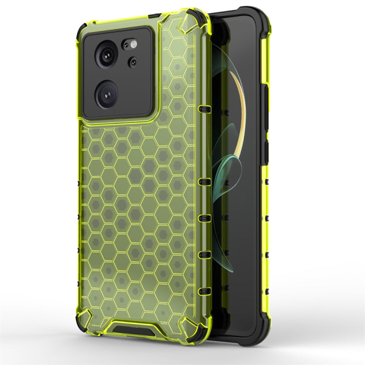 For Redmi K60 Ultra Shockproof Honeycomb Phone Case(Green) - Redmi K60 Ultra Cases by PMC Jewellery | Online Shopping South Africa | PMC Jewellery | Buy Now Pay Later Mobicred