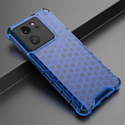 For Redmi K60 Ultra Shockproof Honeycomb Phone Case(Blue) - Redmi K60 Ultra Cases by PMC Jewellery | Online Shopping South Africa | PMC Jewellery | Buy Now Pay Later Mobicred