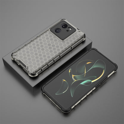 For Xiaomi 13T Shockproof Honeycomb Phone Case(Black) - Xiaomi Cases by PMC Jewellery | Online Shopping South Africa | PMC Jewellery | Buy Now Pay Later Mobicred