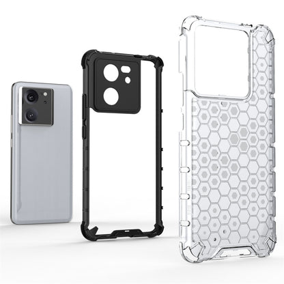 For Xiaomi 13T Shockproof Honeycomb Phone Case(Black) - Xiaomi Cases by PMC Jewellery | Online Shopping South Africa | PMC Jewellery | Buy Now Pay Later Mobicred