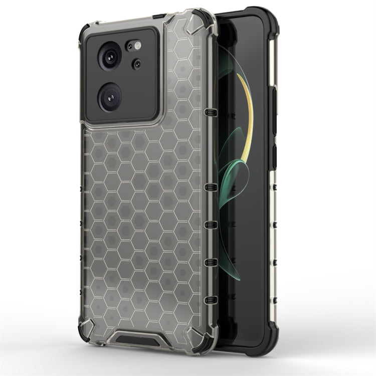 For Xiaomi 13T Pro Shockproof Honeycomb Phone Case(Black) - Xiaomi Cases by PMC Jewellery | Online Shopping South Africa | PMC Jewellery | Buy Now Pay Later Mobicred