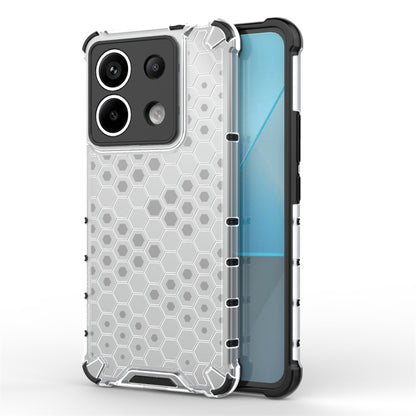 For Xiaomi Poco X6 Shockproof Honeycomb Phone Case(White) - Xiaomi Cases by PMC Jewellery | Online Shopping South Africa | PMC Jewellery | Buy Now Pay Later Mobicred