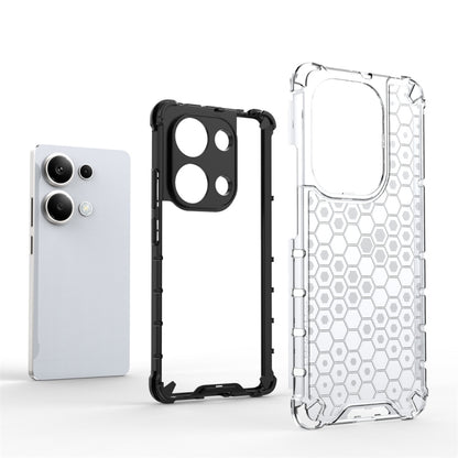 For Redmi Note 13 Pro 4G Shockproof Honeycomb Phone Case(Black) - Note 13 Pro Cases by PMC Jewellery | Online Shopping South Africa | PMC Jewellery | Buy Now Pay Later Mobicred