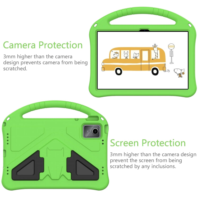 For Lenovo Tab M11 /Xiaoxin Pad 11 2024 EVA Shockproof Tablet Case with Holder(Green) - Lenovo by PMC Jewellery | Online Shopping South Africa | PMC Jewellery | Buy Now Pay Later Mobicred