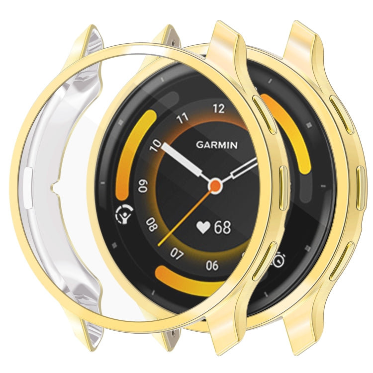 For Garmin Venu 3S TPU All-Inclusive Watch Protective Case(Gold) - Watch Cases by PMC Jewellery | Online Shopping South Africa | PMC Jewellery