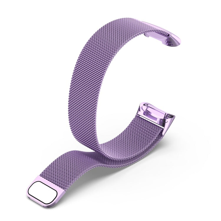 For Fitbit Charge 6 Milan Magnetic Metal Steel Mesh Watch Band(Purple) - Watch Bands by PMC Jewellery | Online Shopping South Africa | PMC Jewellery | Buy Now Pay Later Mobicred