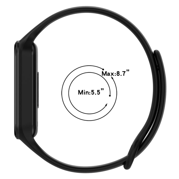 For Xiaomi Mi Band 8 Active Solid Color Integrated Silicone Watch Band(Teal Green) - free shipping - PMC TechLife - Order now!