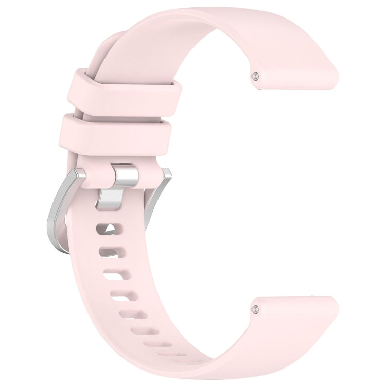 For Garmin Venu 2 Plus Liquid Glossy Silver Buckle Silicone Watch Band(Pink) - free shipping - PMC TechLife - Order now!
