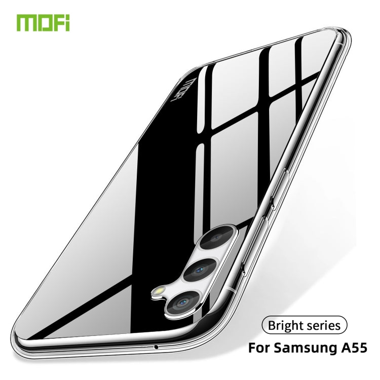 For Samsung Galaxy A55 MOFI Ming Series Ultra-thin TPU Phone Case(Transparent) - Galaxy Phone Cases by MOFI | Online Shopping South Africa | PMC Jewellery | Buy Now Pay Later Mobicred