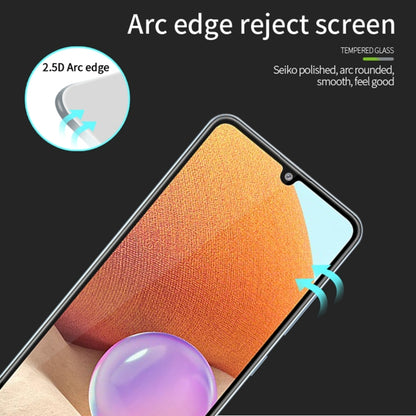 For Samsung Galaxy A15 MOFI 9H 2.5D Full Screen Tempered Glass Film(Black) - Galaxy Tempered Glass by MOFI | Online Shopping South Africa | PMC Jewellery