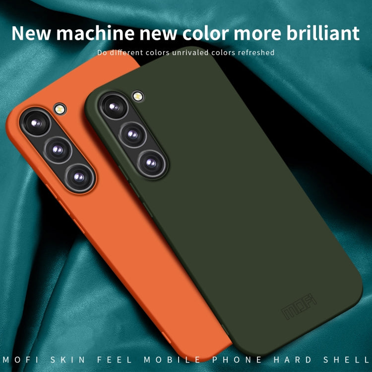 For Samsung Galaxy S24 5G MOFI Qin Series Skin Feel All-inclusive PC Phone Case(Orange) - Galaxy S24 5G Cases by MOFI | Online Shopping South Africa | PMC Jewellery