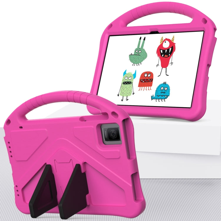 For Blackview Tab 11 WiFi 2023 / SE / 2021 EVA Shockproof Tablet Case with Holder(Rose Red) - Others by PMC Jewellery | Online Shopping South Africa | PMC Jewellery