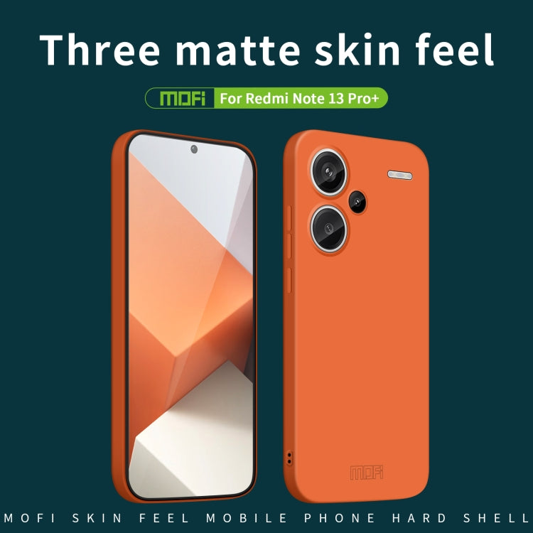 For Xiaomi Redmi Note 13 Pro+ MOFI Qin Series Skin Feel All-inclusive PC Phone Case(Orange) - Note 13 Pro+ Cases by MOFI | Online Shopping South Africa | PMC Jewellery