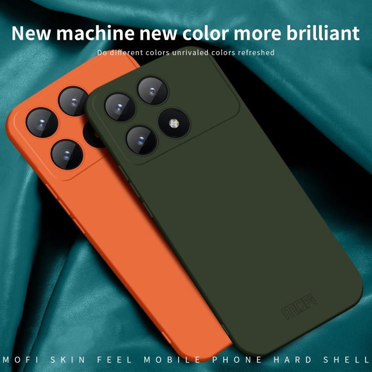 For Xiaomi Redmi K70E MOFI Qin Series Skin Feel All-inclusive PC Phone Case(Green) - K70E Cases by MOFI | Online Shopping South Africa | PMC Jewellery