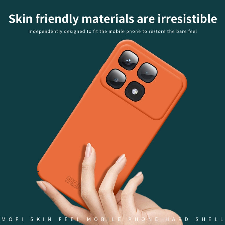 For Xiaomi Redmi K70 Ultra MOFI Qin Series Skin Feel All-inclusive PC Phone Case(Black) - Xiaomi Cases by MOFI | Online Shopping South Africa | PMC Jewellery | Buy Now Pay Later Mobicred