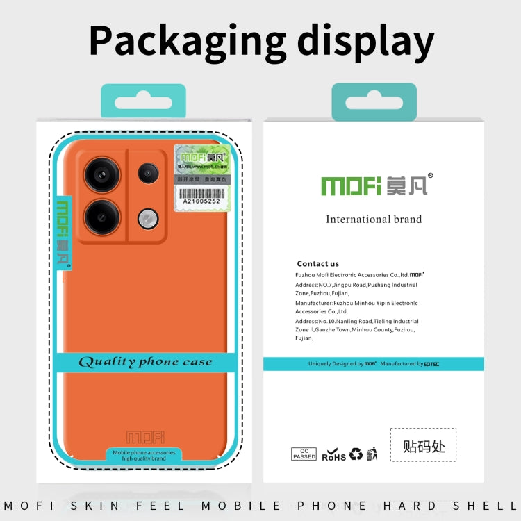 For Xiaomi Redmi K70 Ultra MOFI Qin Series Skin Feel All-inclusive PC Phone Case(Green) - Xiaomi Cases by MOFI | Online Shopping South Africa | PMC Jewellery | Buy Now Pay Later Mobicred