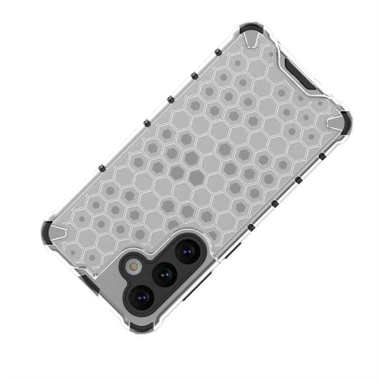 For Samsung Galaxy S24 5G Shockproof Honeycomb Phone Case(Blue) - Galaxy S24 5G Cases by PMC TechLife | Online Shopping South Africa | PMC TechLife