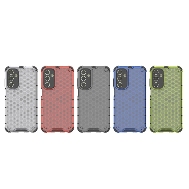 For Samsung Galaxy A25 5G Shockproof Honeycomb Phone Case(Red) - Galaxy Phone Cases by PMC TechLife | Online Shopping South Africa | PMC TechLife | Buy Now Pay Later Mobicred