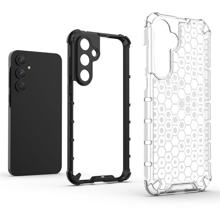 For Samsung Galaxy A55 Shockproof Honeycomb Phone Case(Green) - Galaxy Phone Cases by PMC TechLife | Online Shopping South Africa | PMC TechLife
