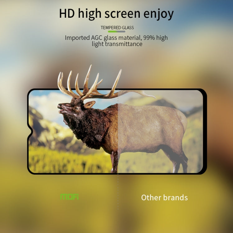 For OPPO A59 2023 MOFI 9H 2.5D Full Screen Tempered Glass Film(Black) - OPPO Tempered Glass by MOFI | Online Shopping South Africa | PMC TechLife | Buy Now Pay Later Mobicred