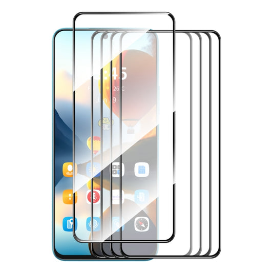 For Google Pixel 9 Pro XL 5pcs ENKAY Hat-Prince Full Glue High Aluminum-silicon Tempered Glass Film - Google Tempered Glass by ENKAY | Online Shopping South Africa | PMC Jewellery | Buy Now Pay Later Mobicred