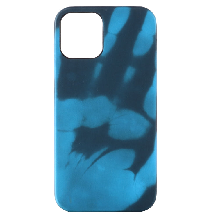 For iPhone 15 Pro Max Thermal Sensor Discoloration Silicone Phone Case(Black Blue) - iPhone 15 Pro Max Cases by PMC Jewellery | Online Shopping South Africa | PMC Jewellery | Buy Now Pay Later Mobicred