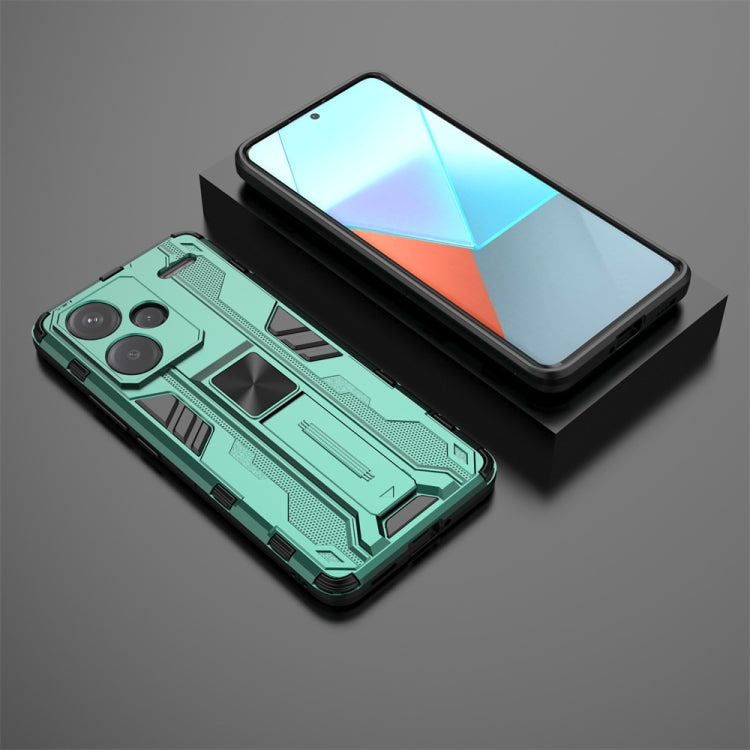 For Redmi Note 13 Pro 5G Supersonic Armor PC Hybrid TPU Phone Case(Green) - Note 13 Pro Cases by PMC TechLife | Online Shopping South Africa | PMC TechLife | Buy Now Pay Later Mobicred