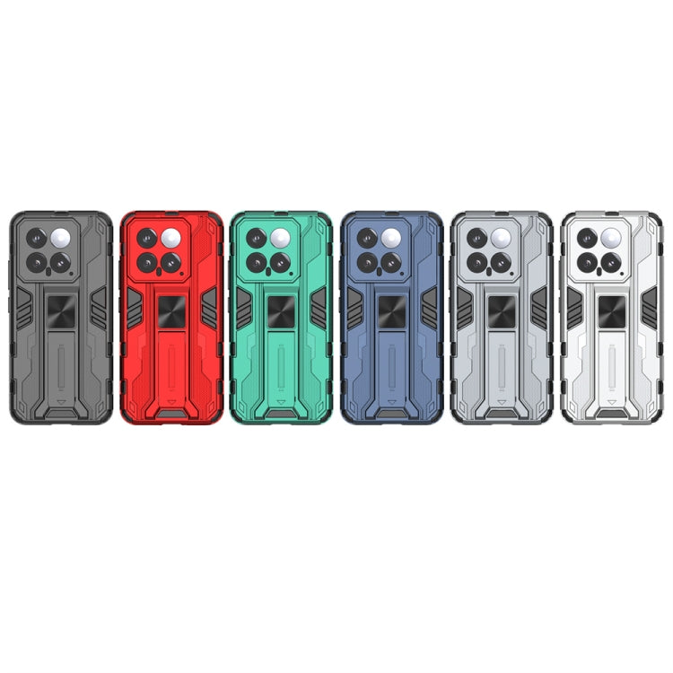 For Xiaomi 14 Supersonic Armor PC Hybrid TPU Phone Case(Silver) - 14 Cases by PMC TechLife | Online Shopping South Africa | PMC TechLife